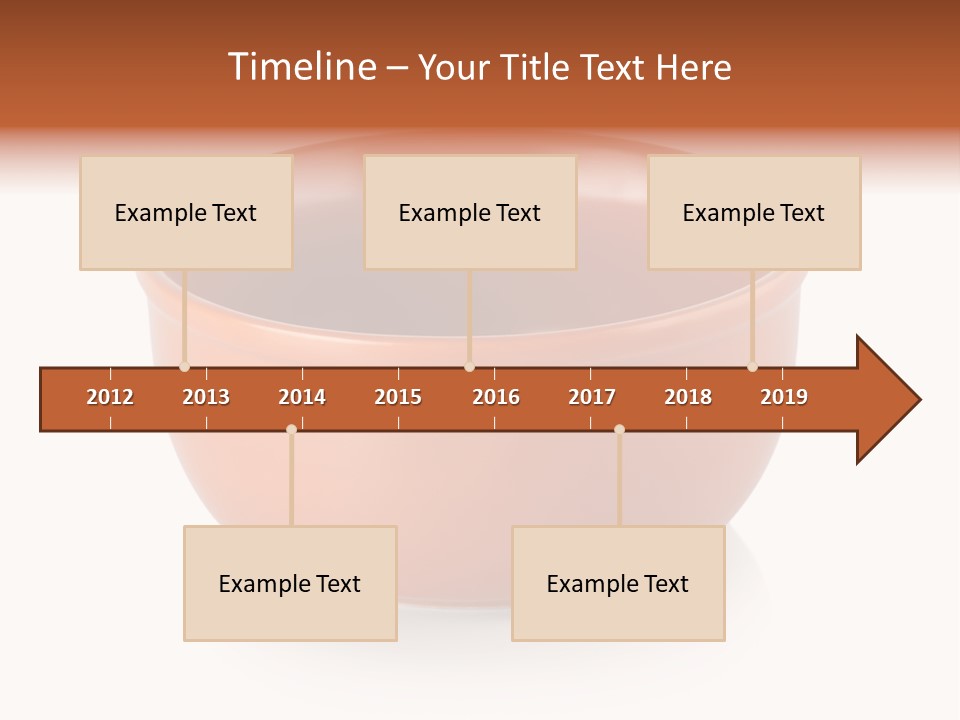 Earthenware Horizontal Photo PowerPoint Template