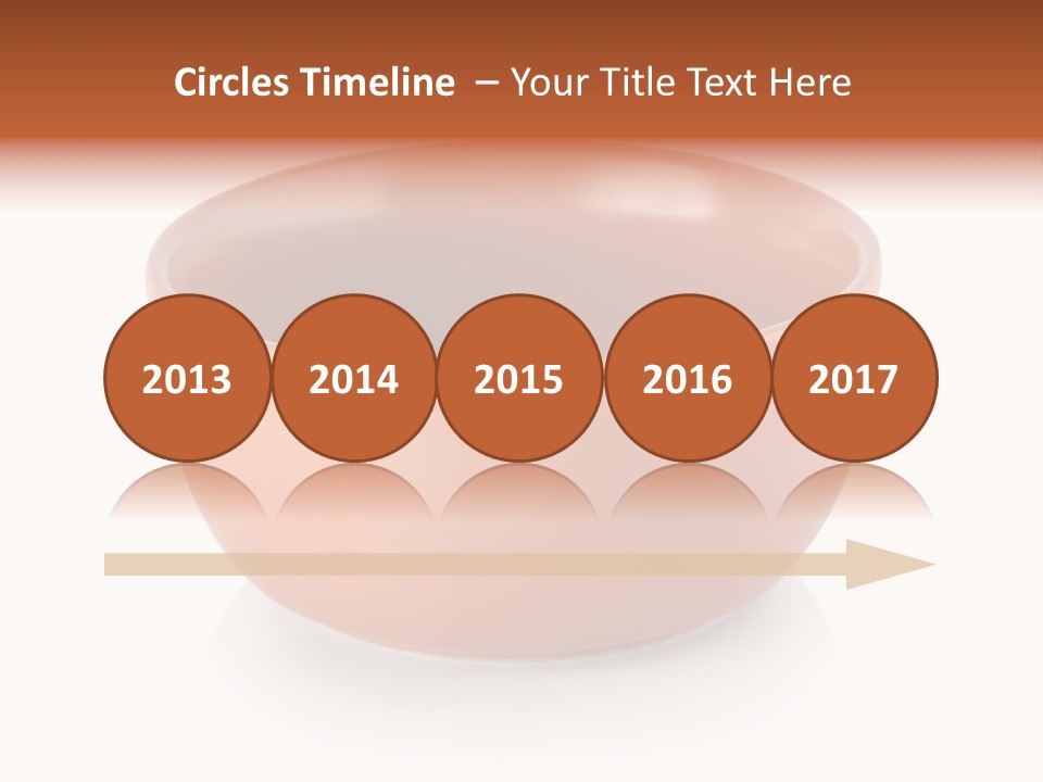 Earthenware Horizontal Photo PowerPoint Template