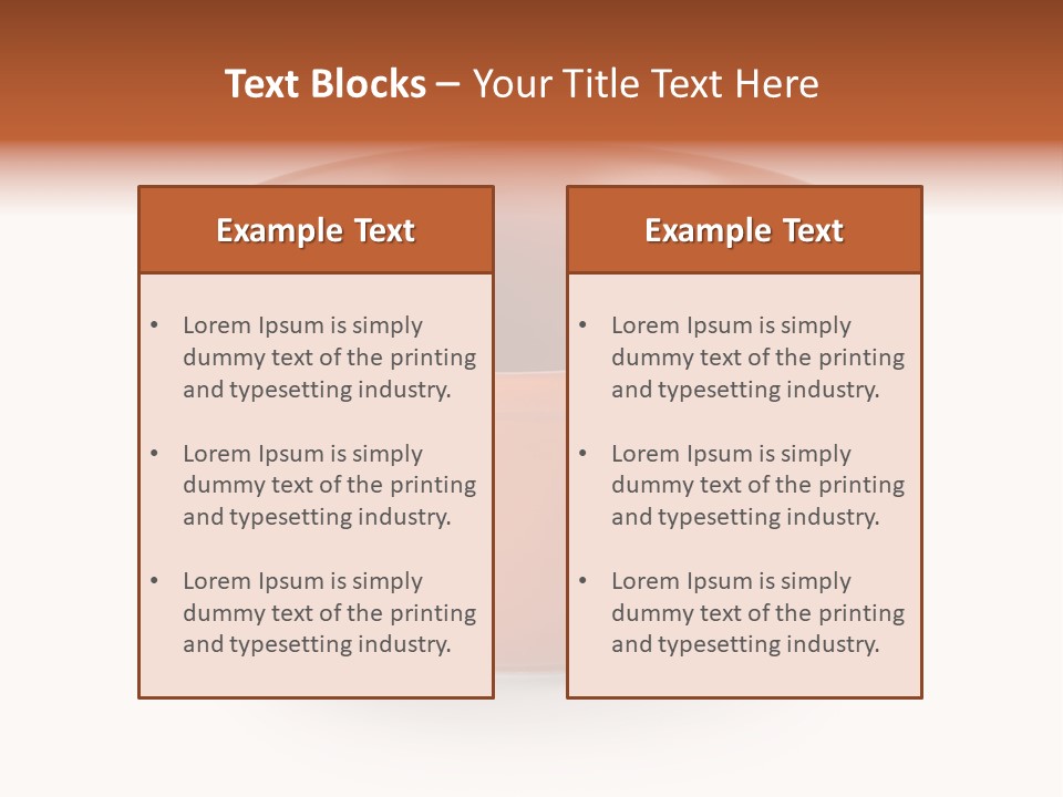 Earthenware Horizontal Photo PowerPoint Template