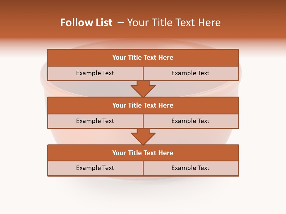 Earthenware Horizontal Photo PowerPoint Template