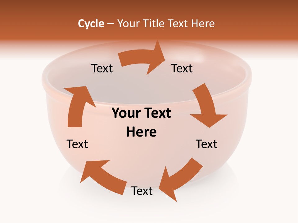 Earthenware Horizontal Photo PowerPoint Template