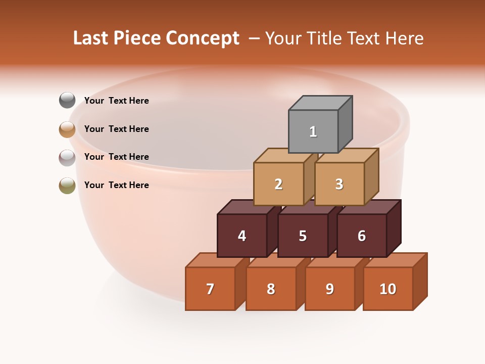 Earthenware Horizontal Photo PowerPoint Template