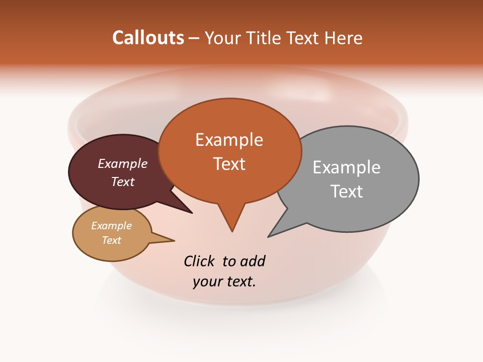 Earthenware Horizontal Photo PowerPoint Template