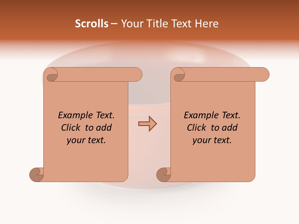 Earthenware Horizontal Photo PowerPoint Template
