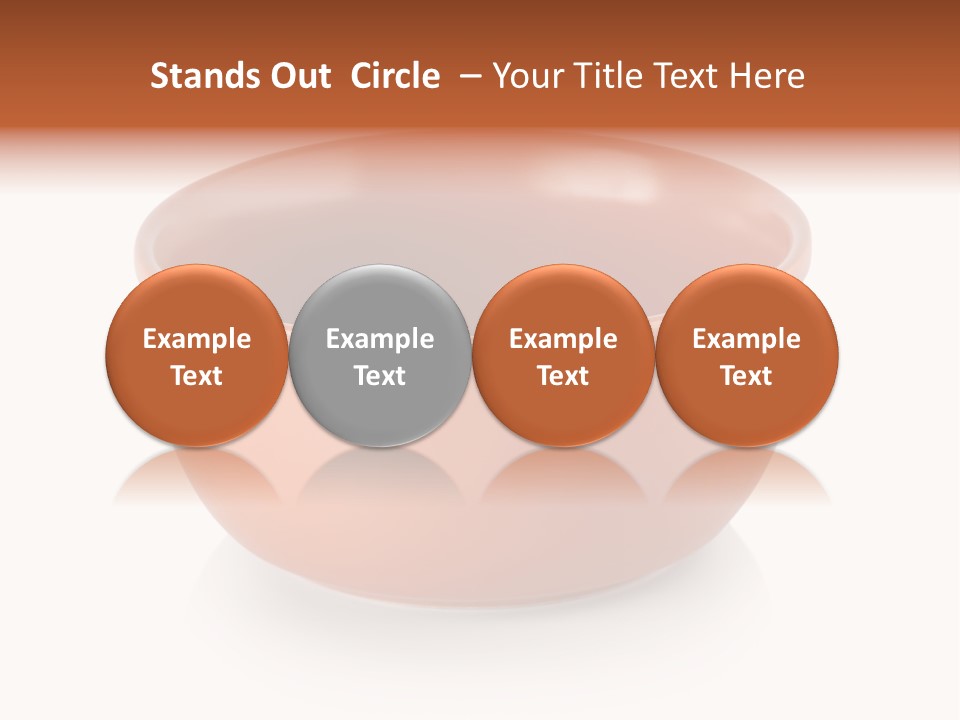 Earthenware Horizontal Photo PowerPoint Template