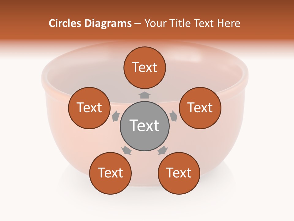 Earthenware Horizontal Photo PowerPoint Template