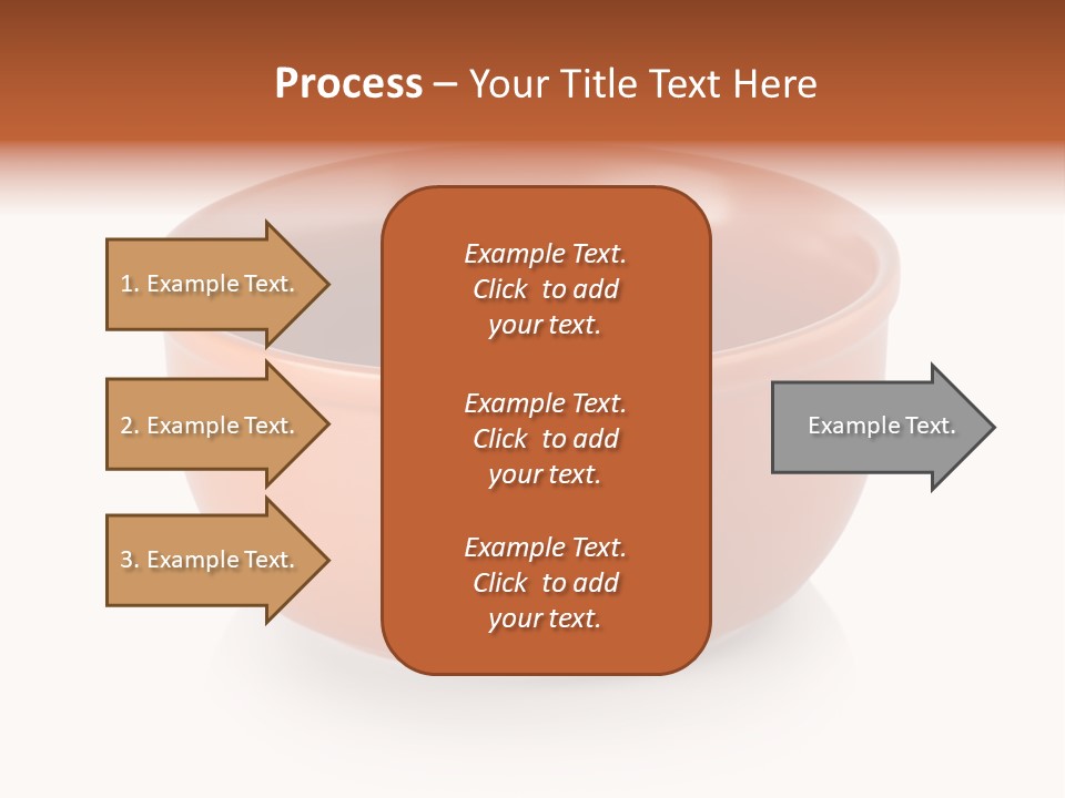 Earthenware Horizontal Photo PowerPoint Template