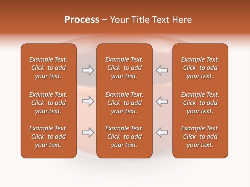 Earthenware Horizontal Photo PowerPoint Template