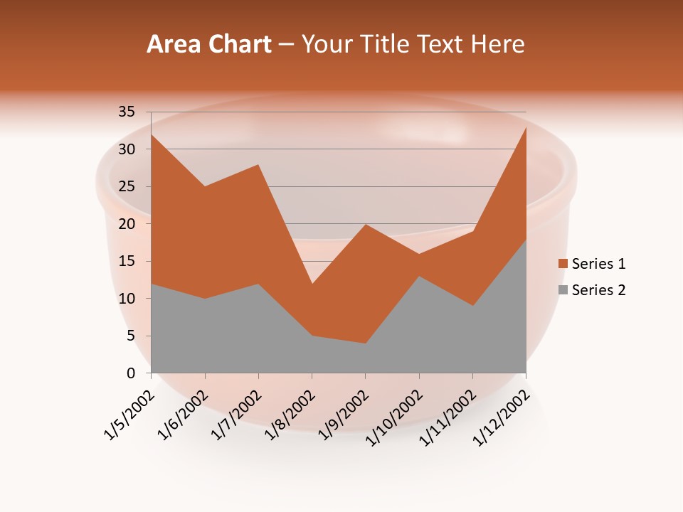 Earthenware Horizontal Photo PowerPoint Template