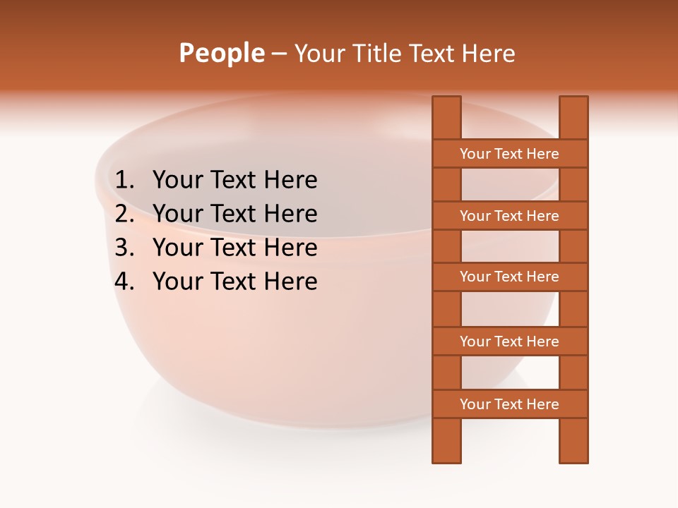 Earthenware Horizontal Photo PowerPoint Template