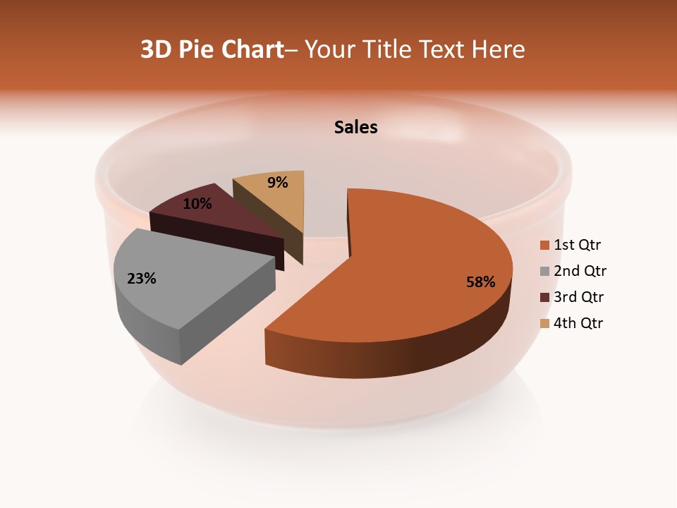 Earthenware Horizontal Photo PowerPoint Template