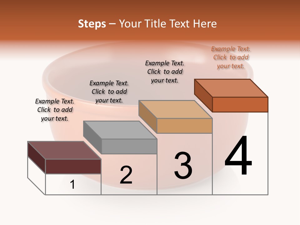 Earthenware Horizontal Photo PowerPoint Template