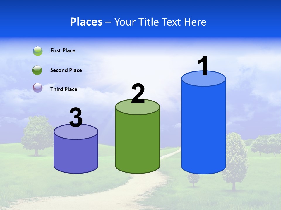 Rural Cloud Freshness PowerPoint Template