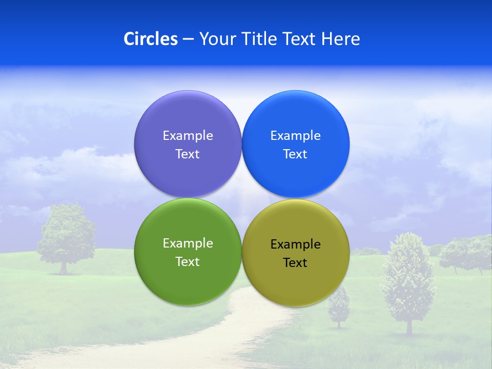 Rural Cloud Freshness PowerPoint Template