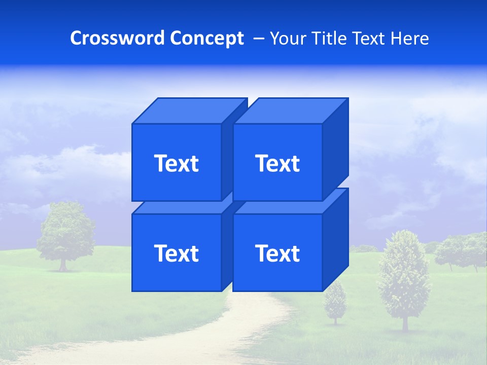Rural Cloud Freshness PowerPoint Template