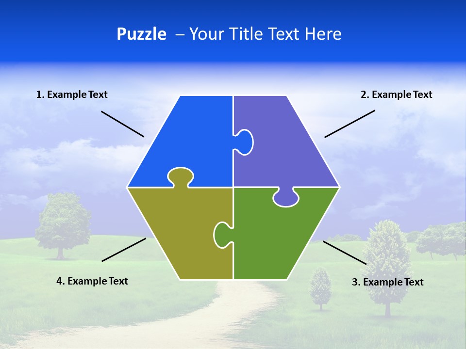 Rural Cloud Freshness PowerPoint Template
