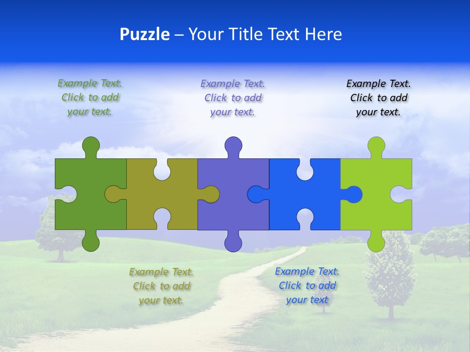 Rural Cloud Freshness PowerPoint Template