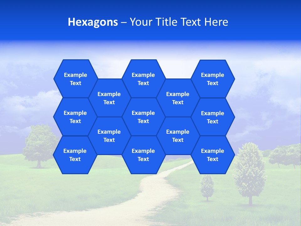 Rural Cloud Freshness PowerPoint Template