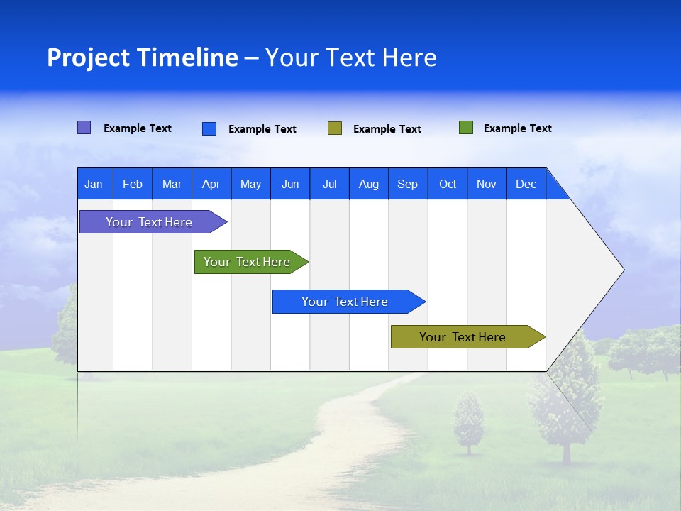 Rural Cloud Freshness PowerPoint Template