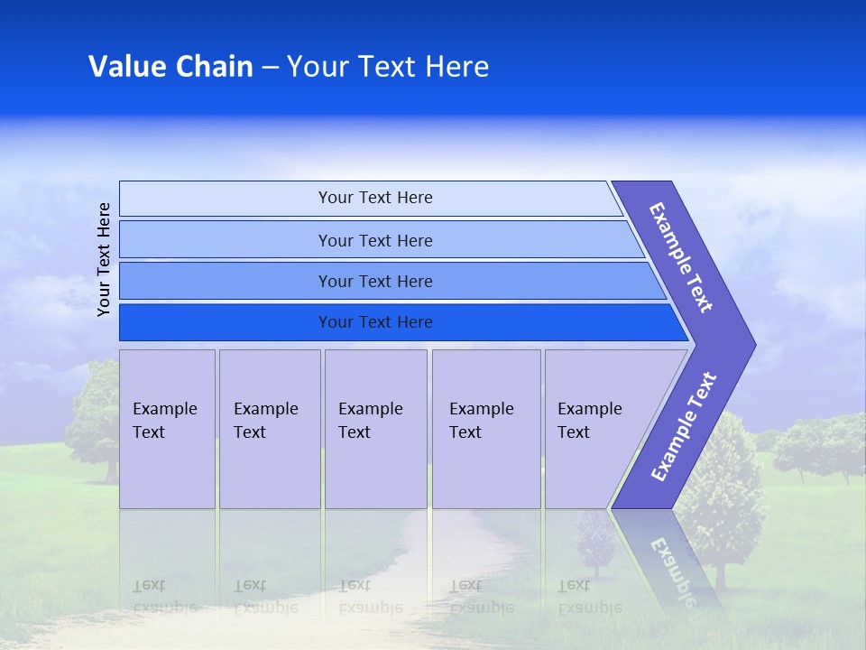 Rural Cloud Freshness PowerPoint Template