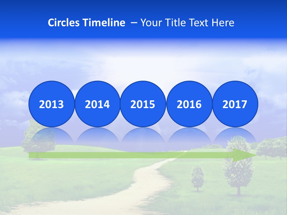Rural Cloud Freshness PowerPoint Template