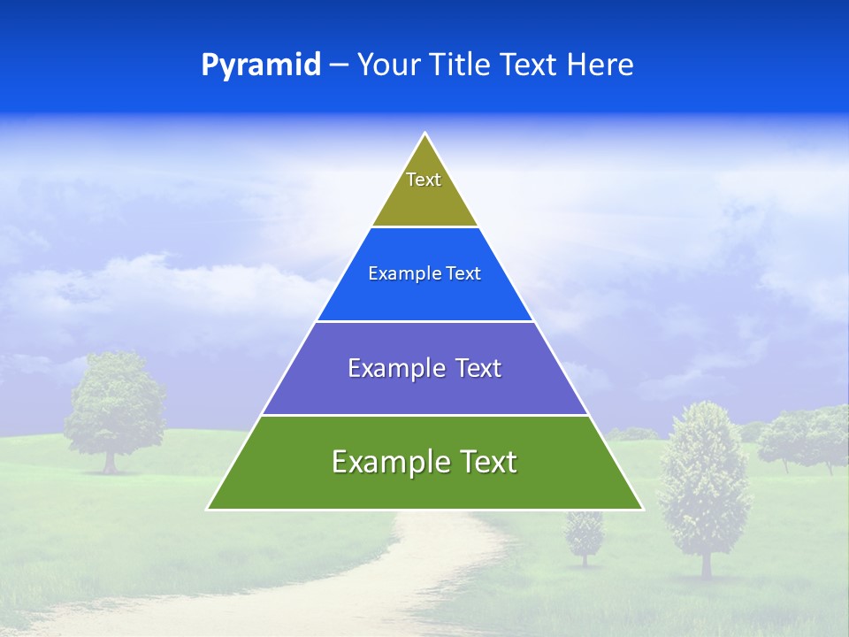 Rural Cloud Freshness PowerPoint Template