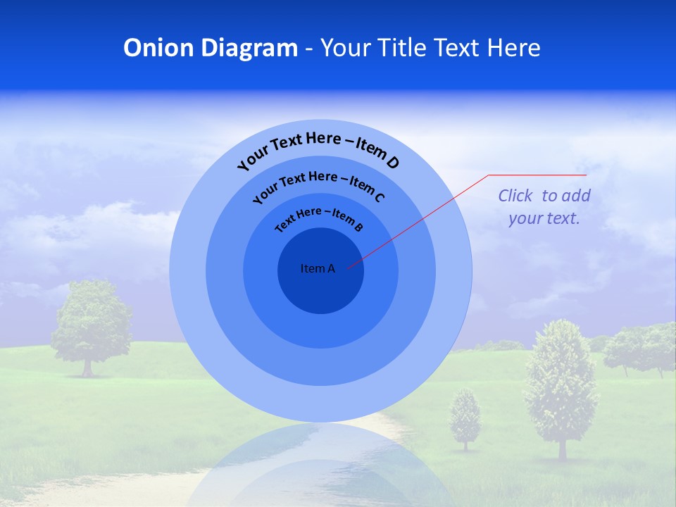 Rural Cloud Freshness PowerPoint Template