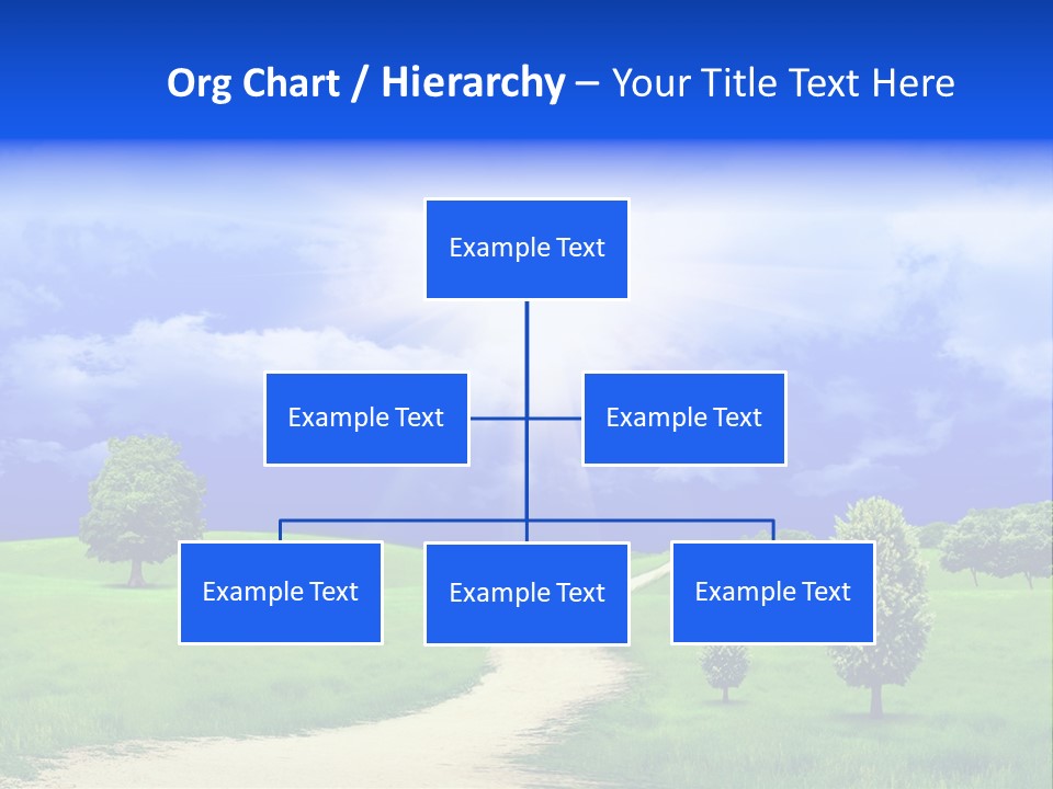 Rural Cloud Freshness PowerPoint Template