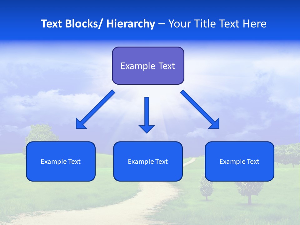 Rural Cloud Freshness PowerPoint Template