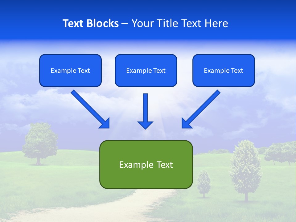 Rural Cloud Freshness PowerPoint Template