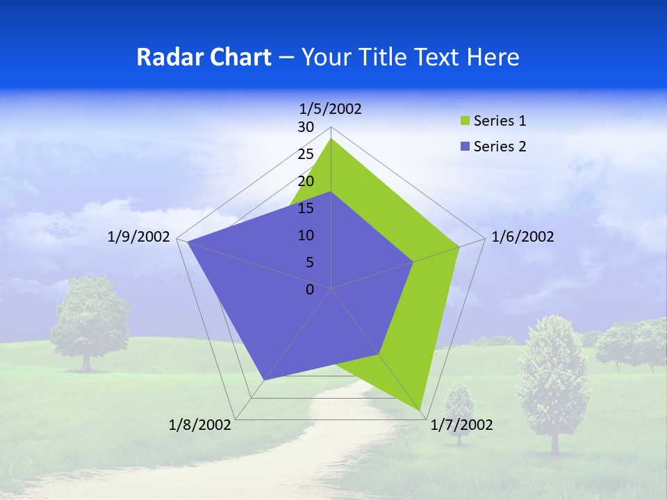 Rural Cloud Freshness PowerPoint Template