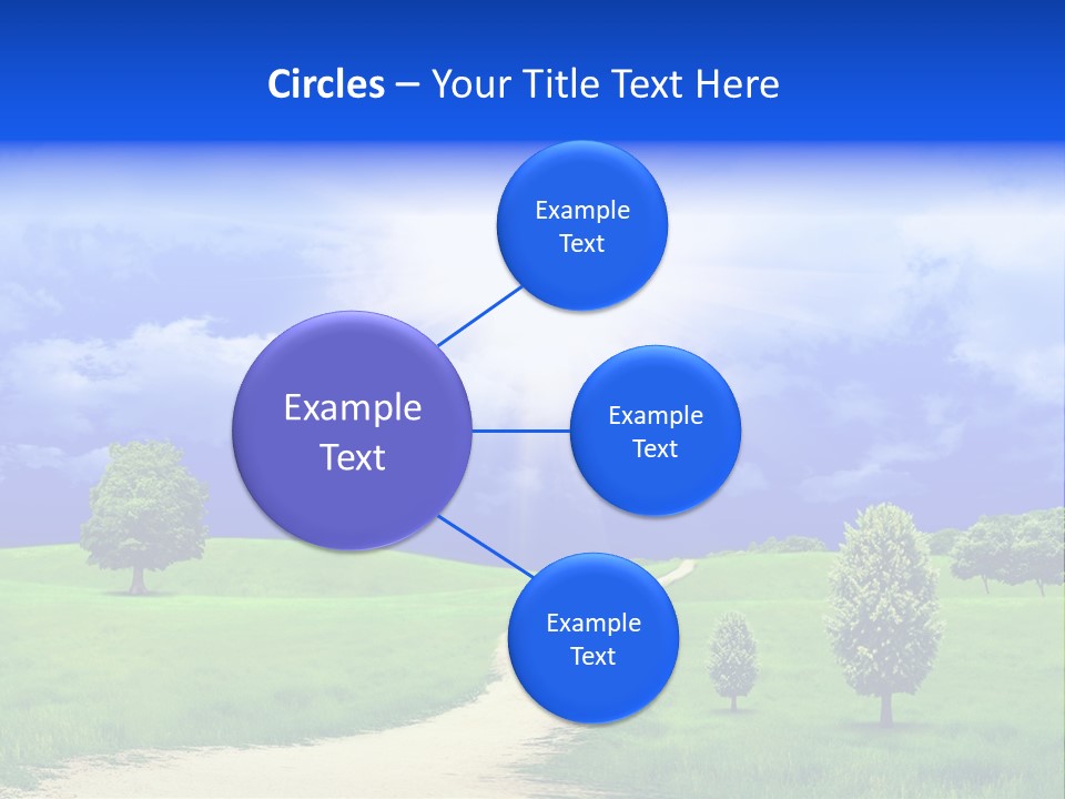 Rural Cloud Freshness PowerPoint Template