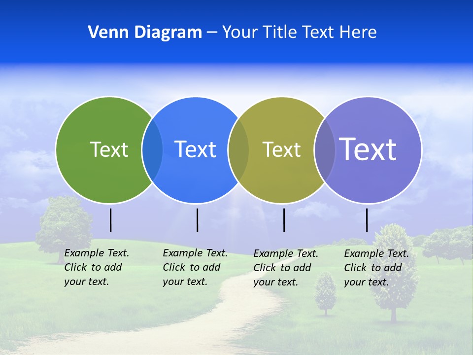 Rural Cloud Freshness PowerPoint Template