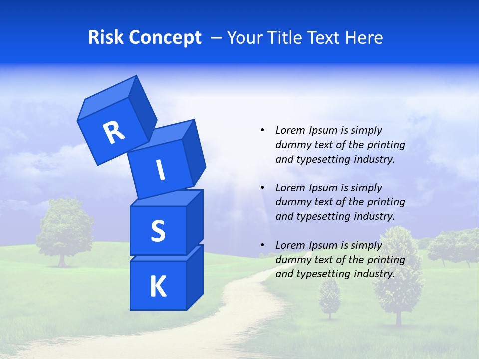 Rural Cloud Freshness PowerPoint Template