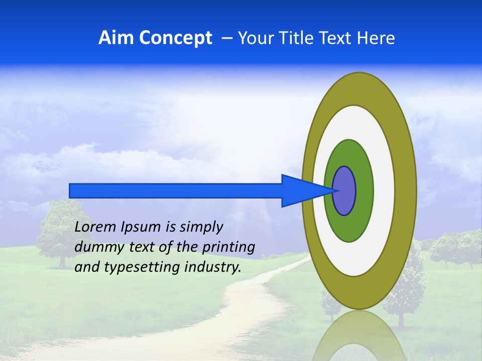 Rural Cloud Freshness PowerPoint Template