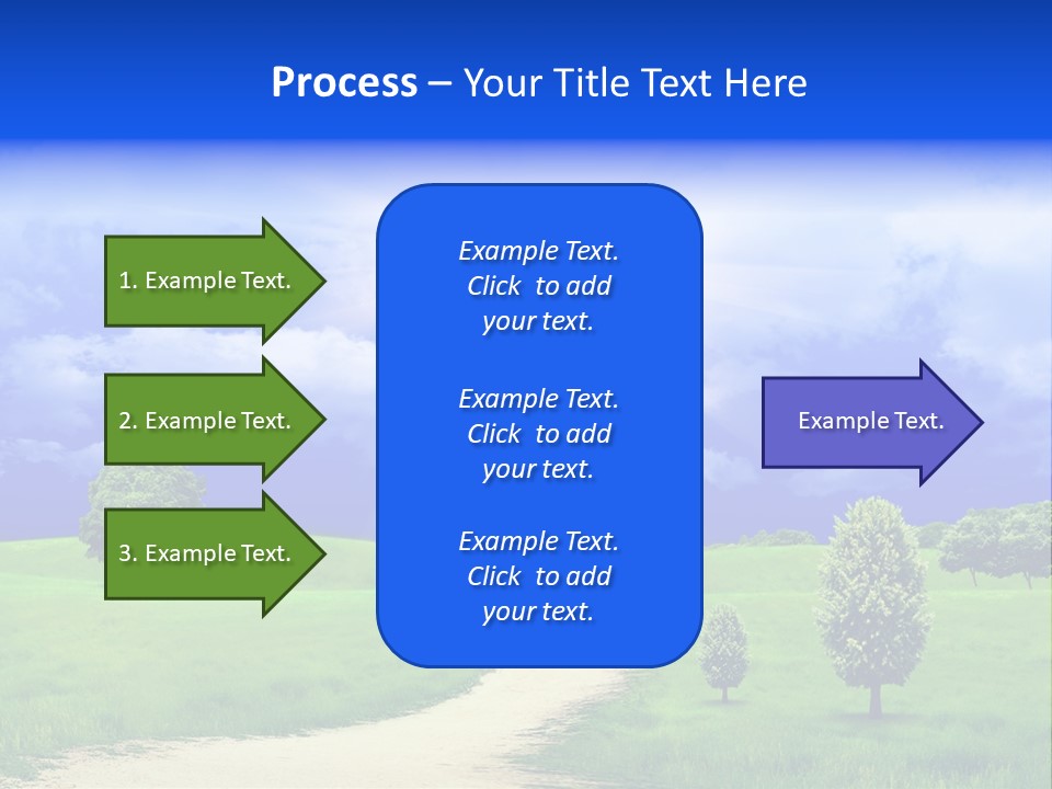 Rural Cloud Freshness PowerPoint Template