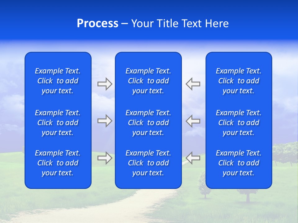 Rural Cloud Freshness PowerPoint Template