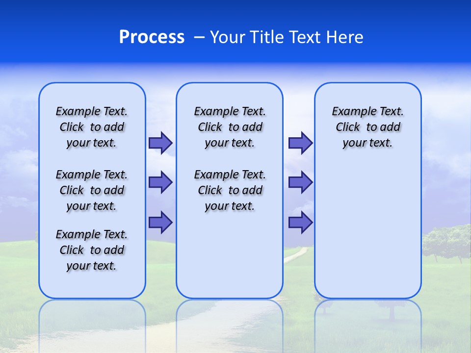 Rural Cloud Freshness PowerPoint Template