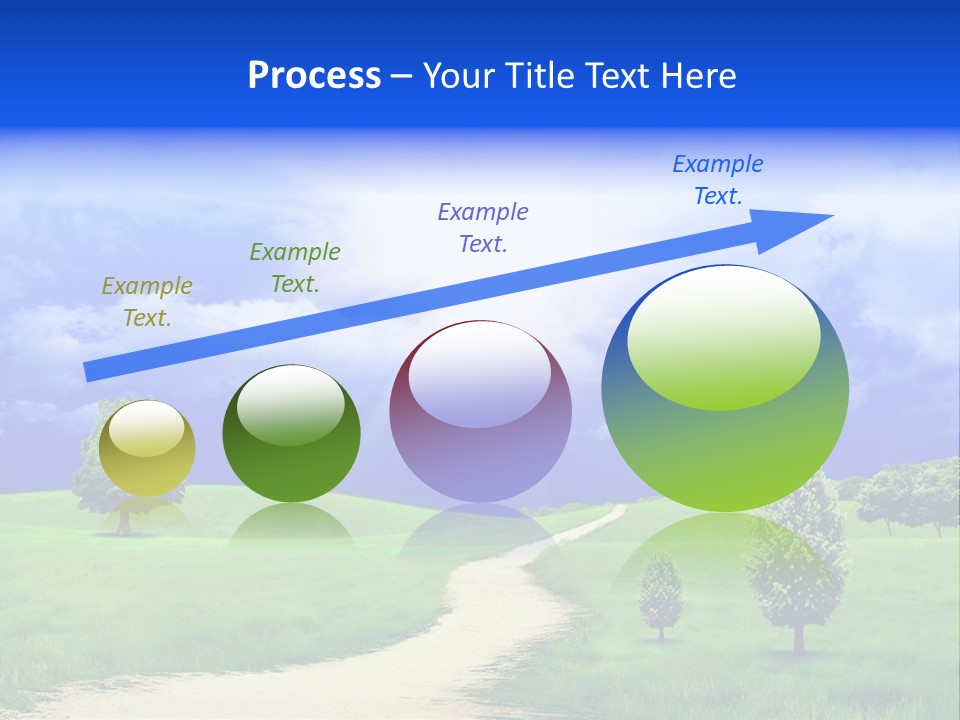 Rural Cloud Freshness PowerPoint Template