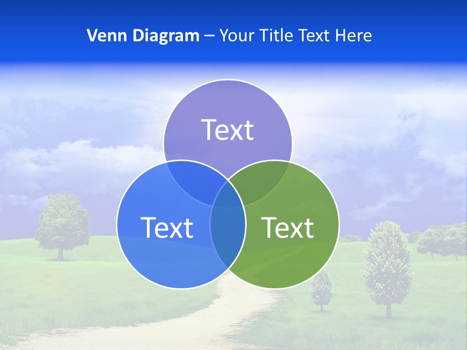 Rural Cloud Freshness PowerPoint Template