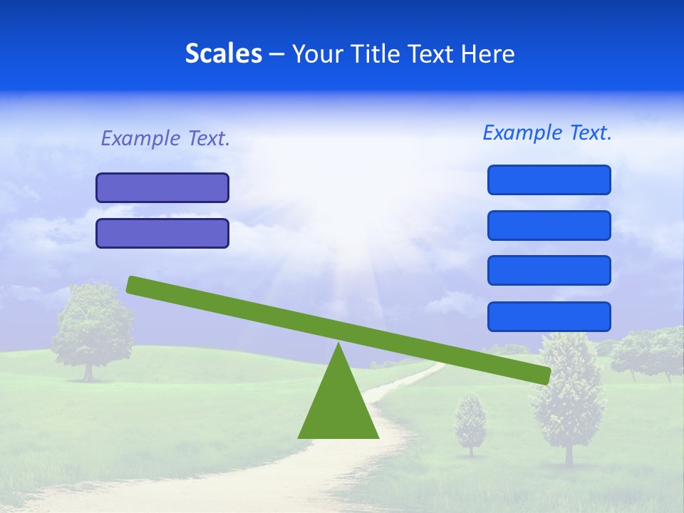 Rural Cloud Freshness PowerPoint Template
