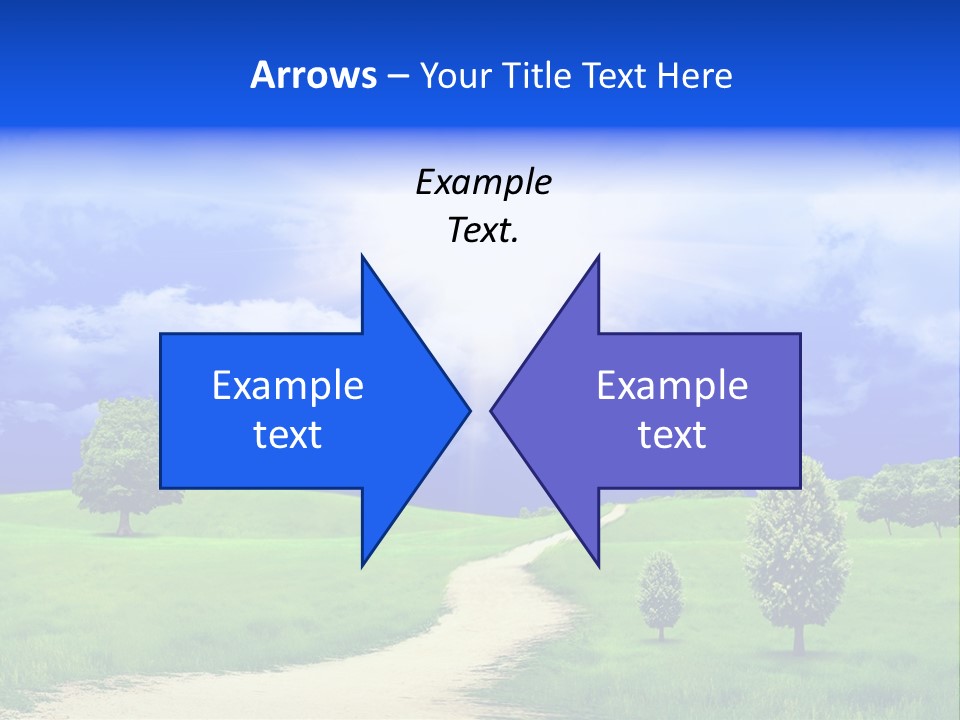 Rural Cloud Freshness PowerPoint Template