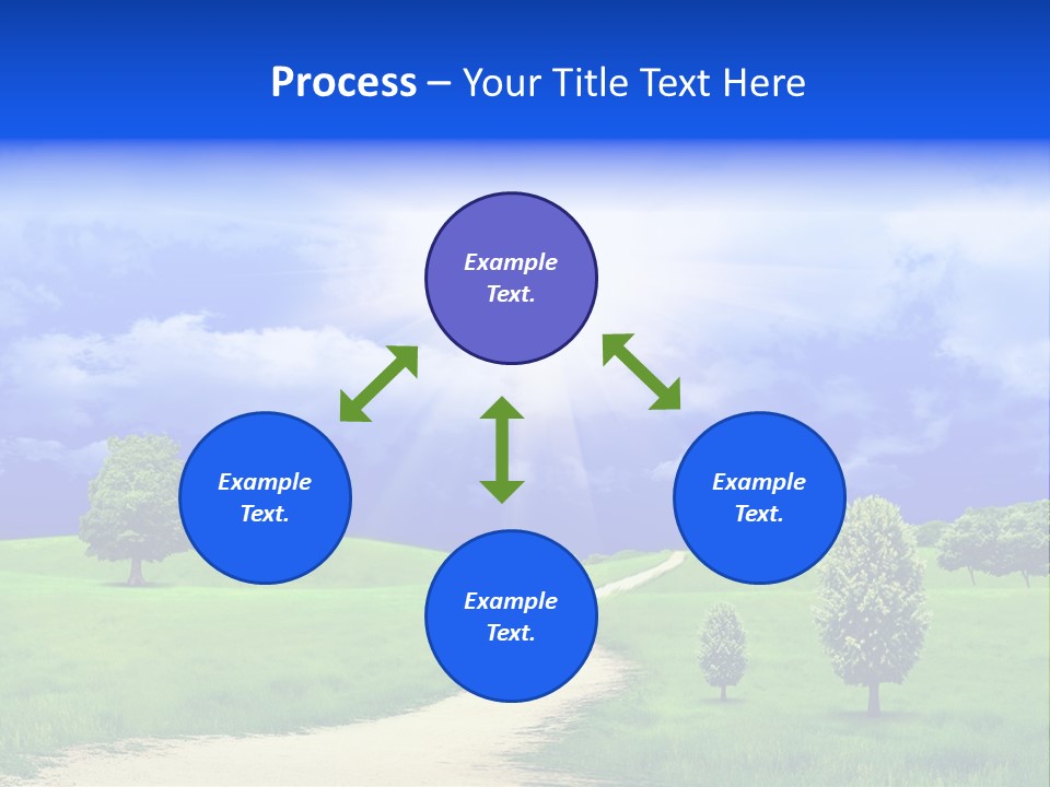 Rural Cloud Freshness PowerPoint Template