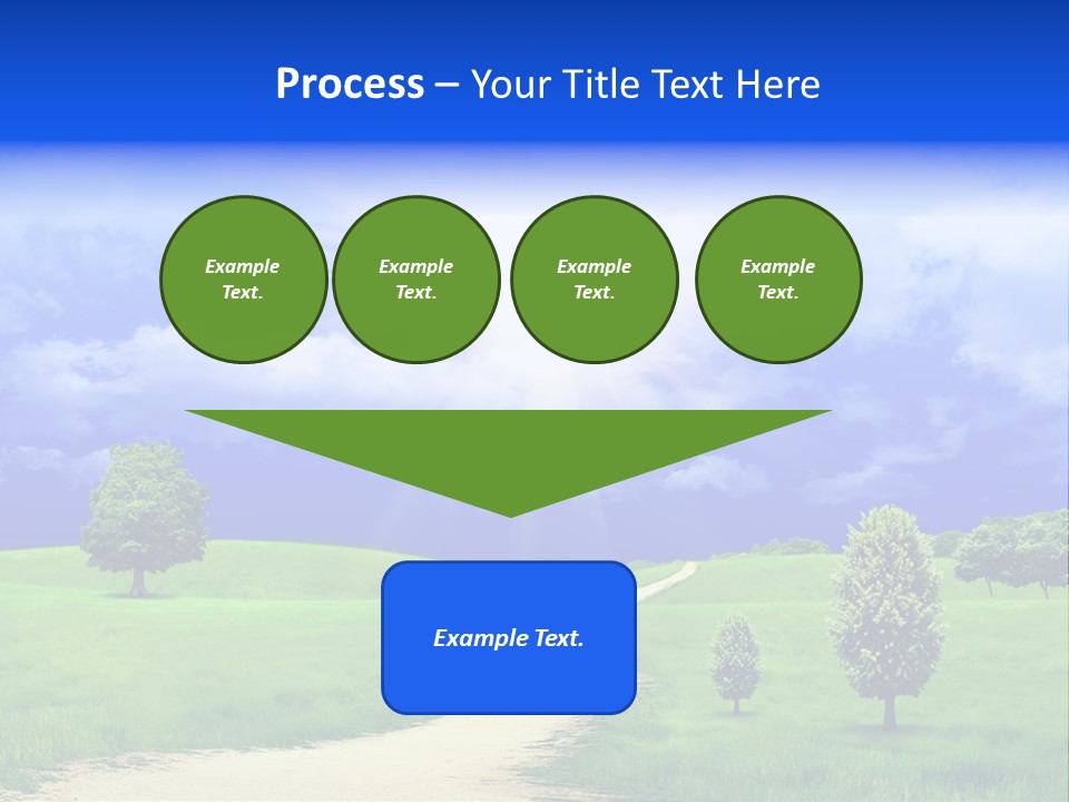 Rural Cloud Freshness PowerPoint Template