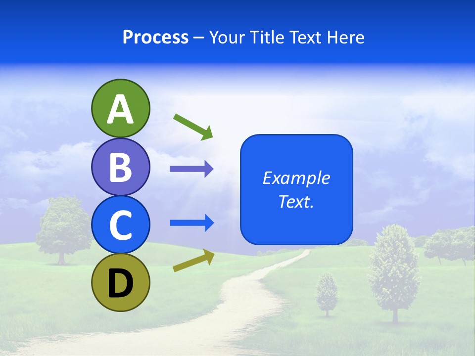Rural Cloud Freshness PowerPoint Template