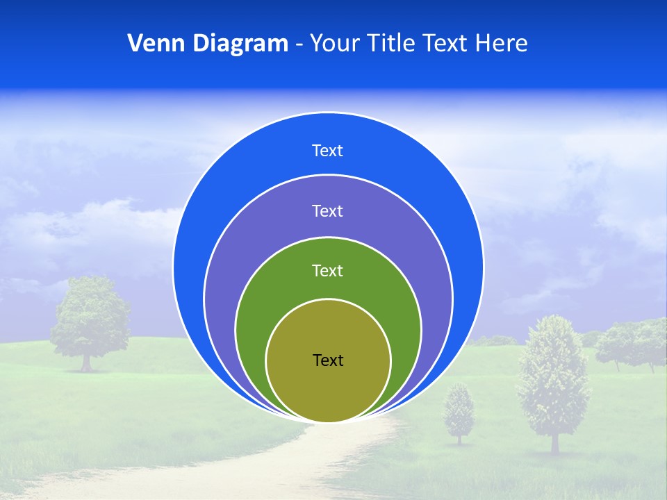 Rural Cloud Freshness PowerPoint Template