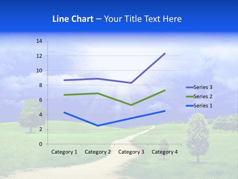Rural Cloud Freshness PowerPoint Template