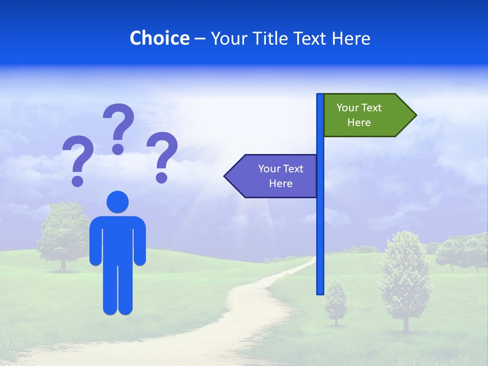 Rural Cloud Freshness PowerPoint Template