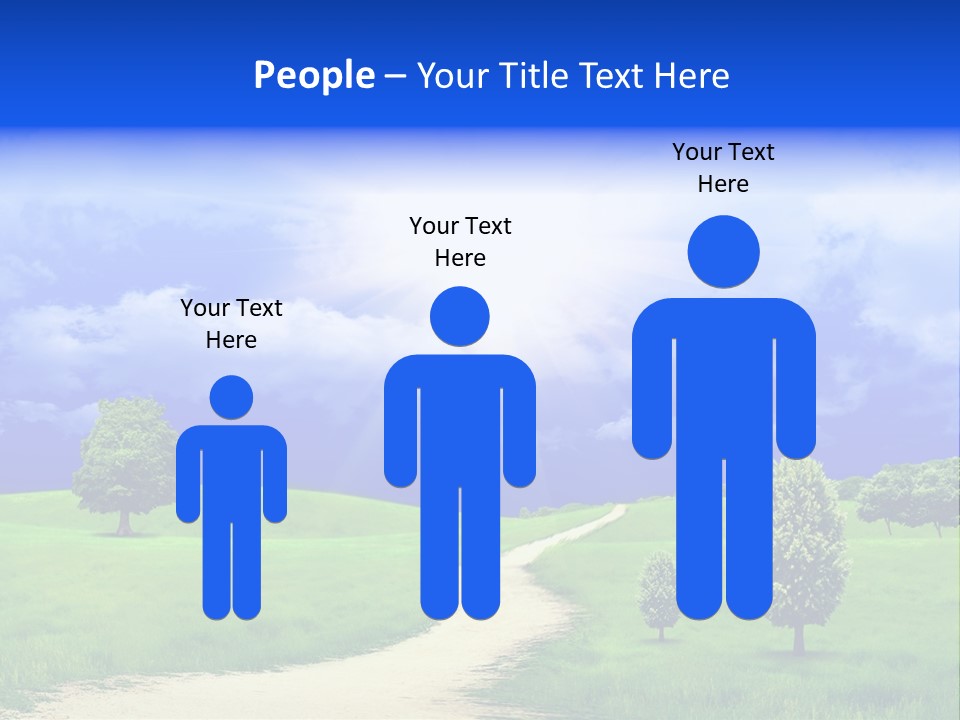Rural Cloud Freshness PowerPoint Template