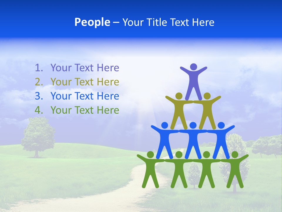 Rural Cloud Freshness PowerPoint Template